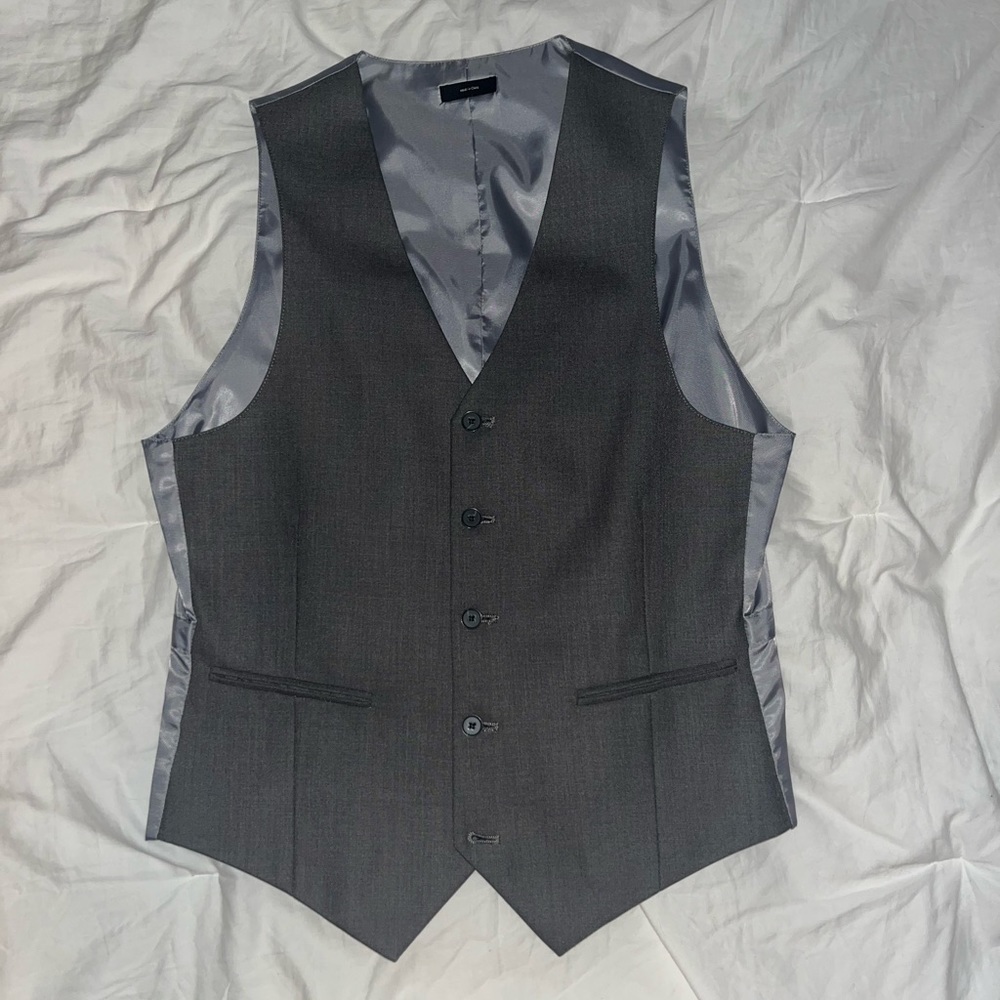 Gray Suit Vest
